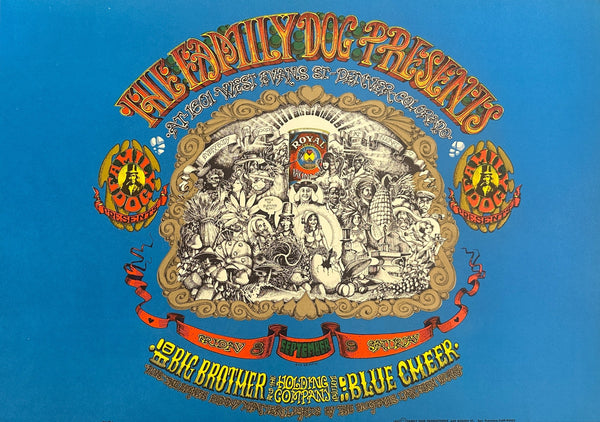 Big Brother, Blue Cheer by Rick Griffin (FD-79-1) - Original Vintage Poster