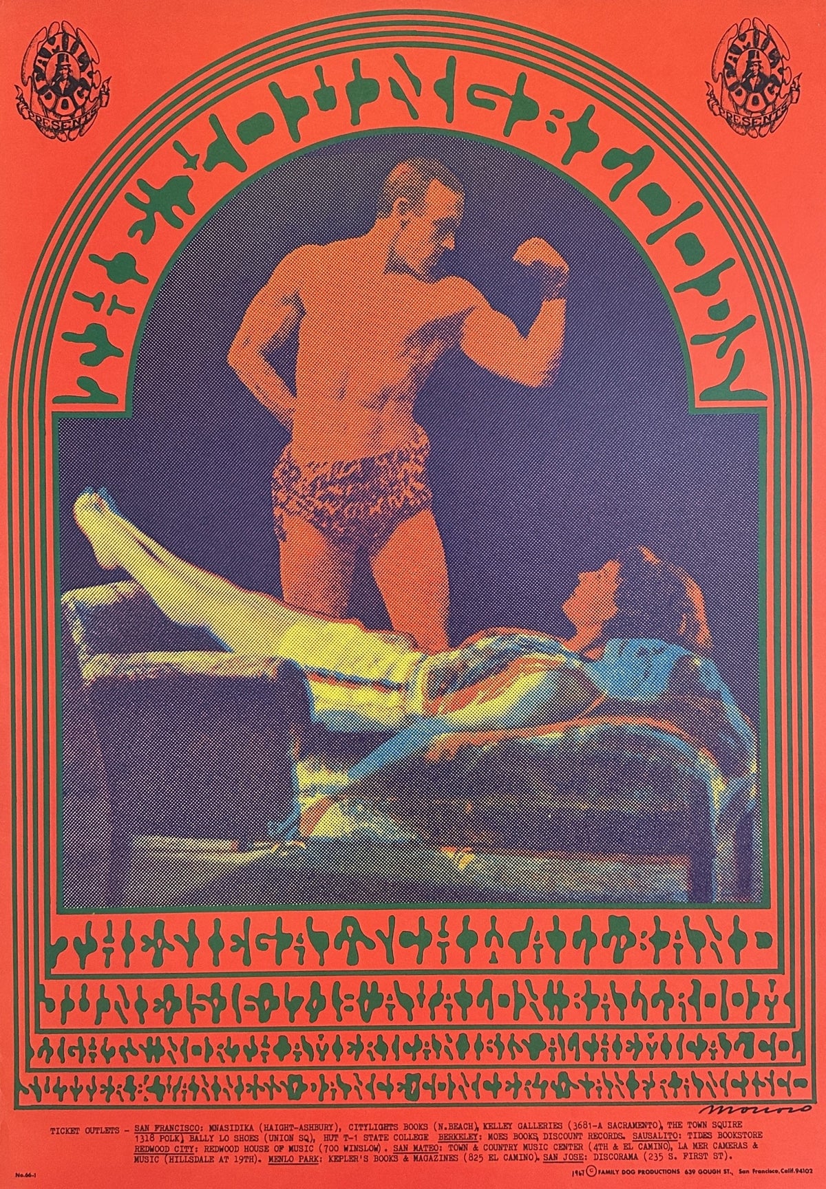 The Youngbloods by Moscoso (FD-66-1) - Original Vintage Poster