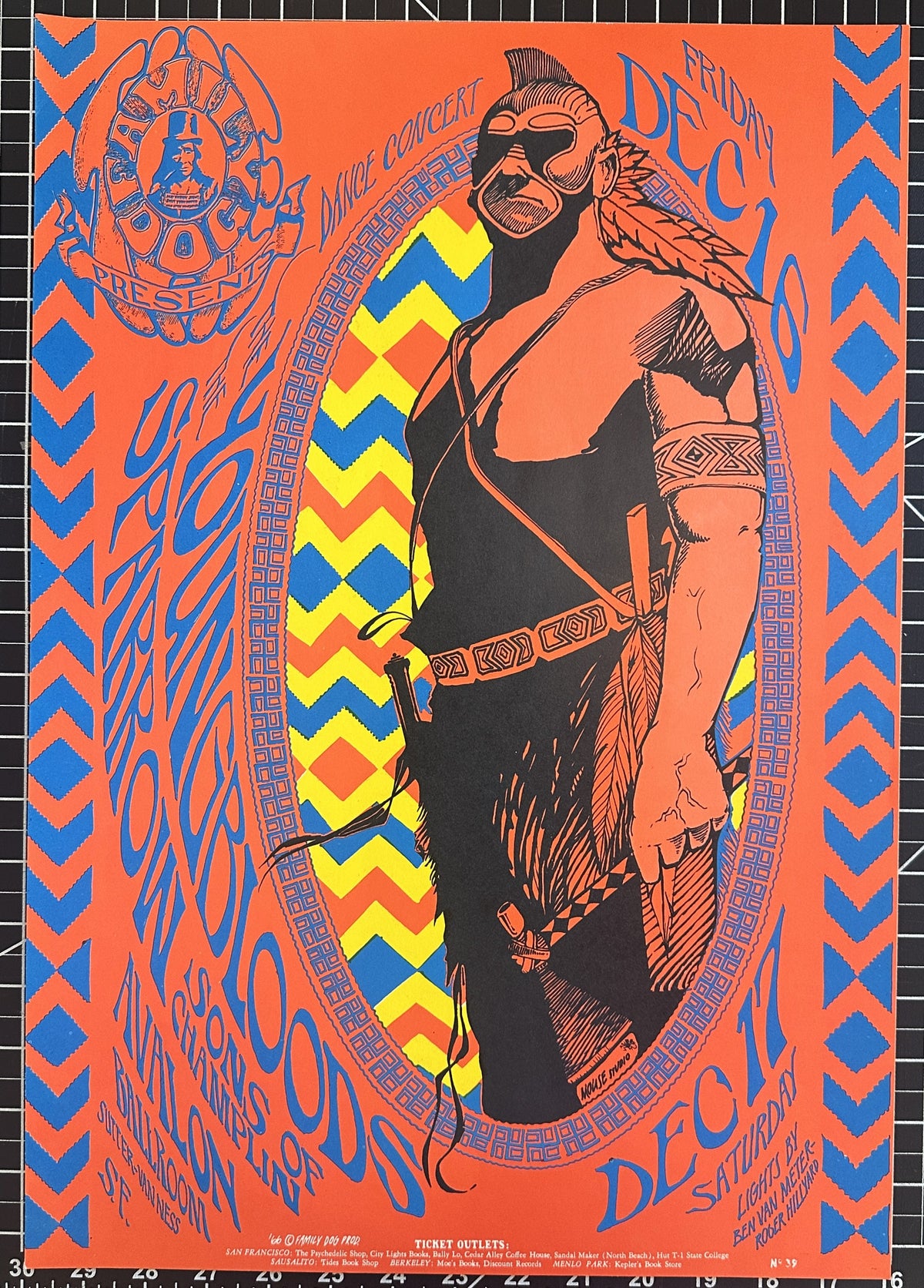 Youngbloods by Stanley Mouse & Alton Kelley (FD-39-2) - Original Vintage Poster