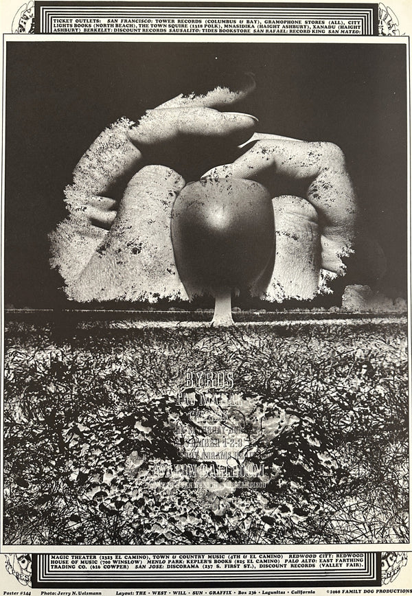 The Byrds by Wes Wilson (FD-144-1) - Original Vintage Poster