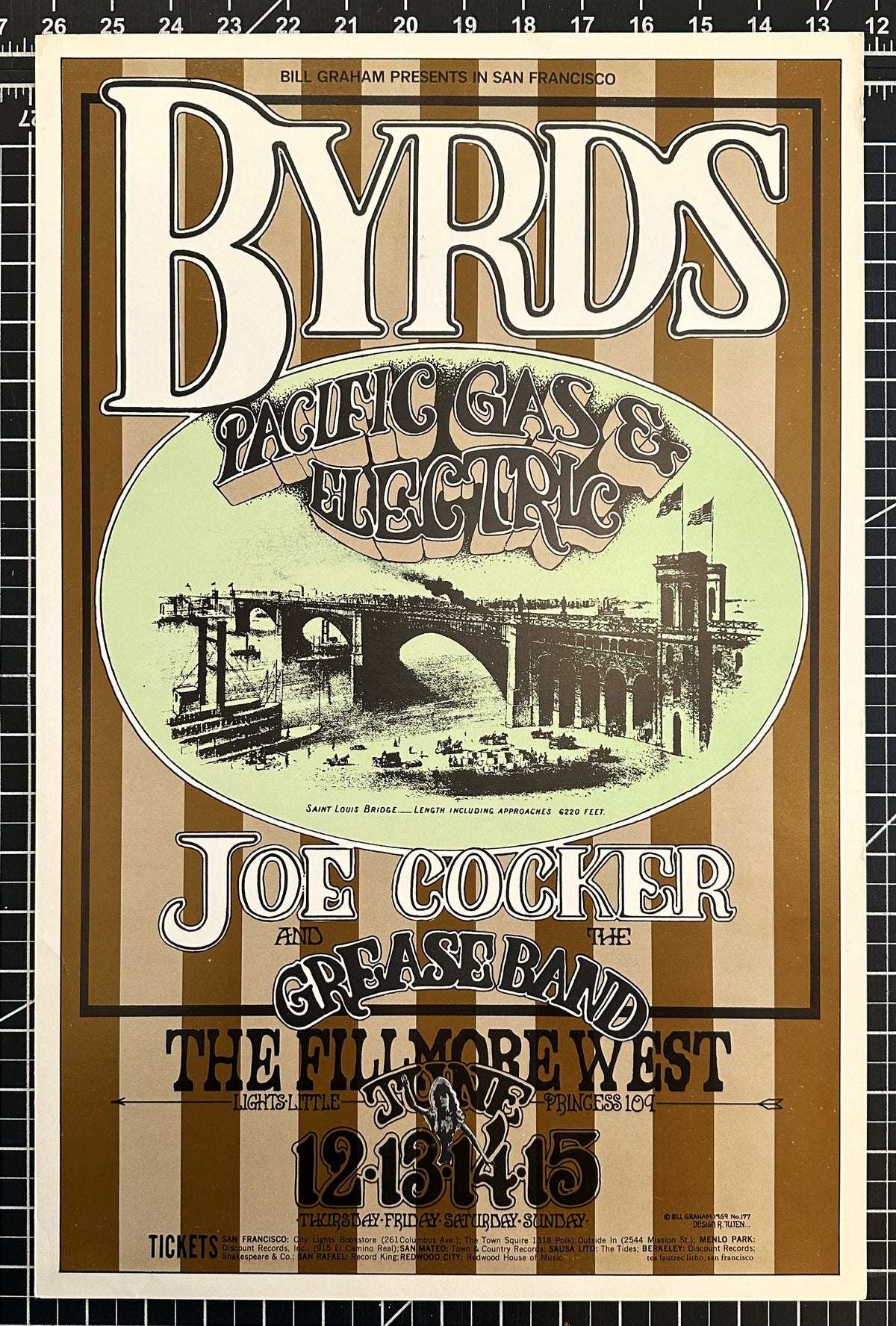 The Byrds, by Randy Tuten (BG-177-1) - Original Vintage Poster