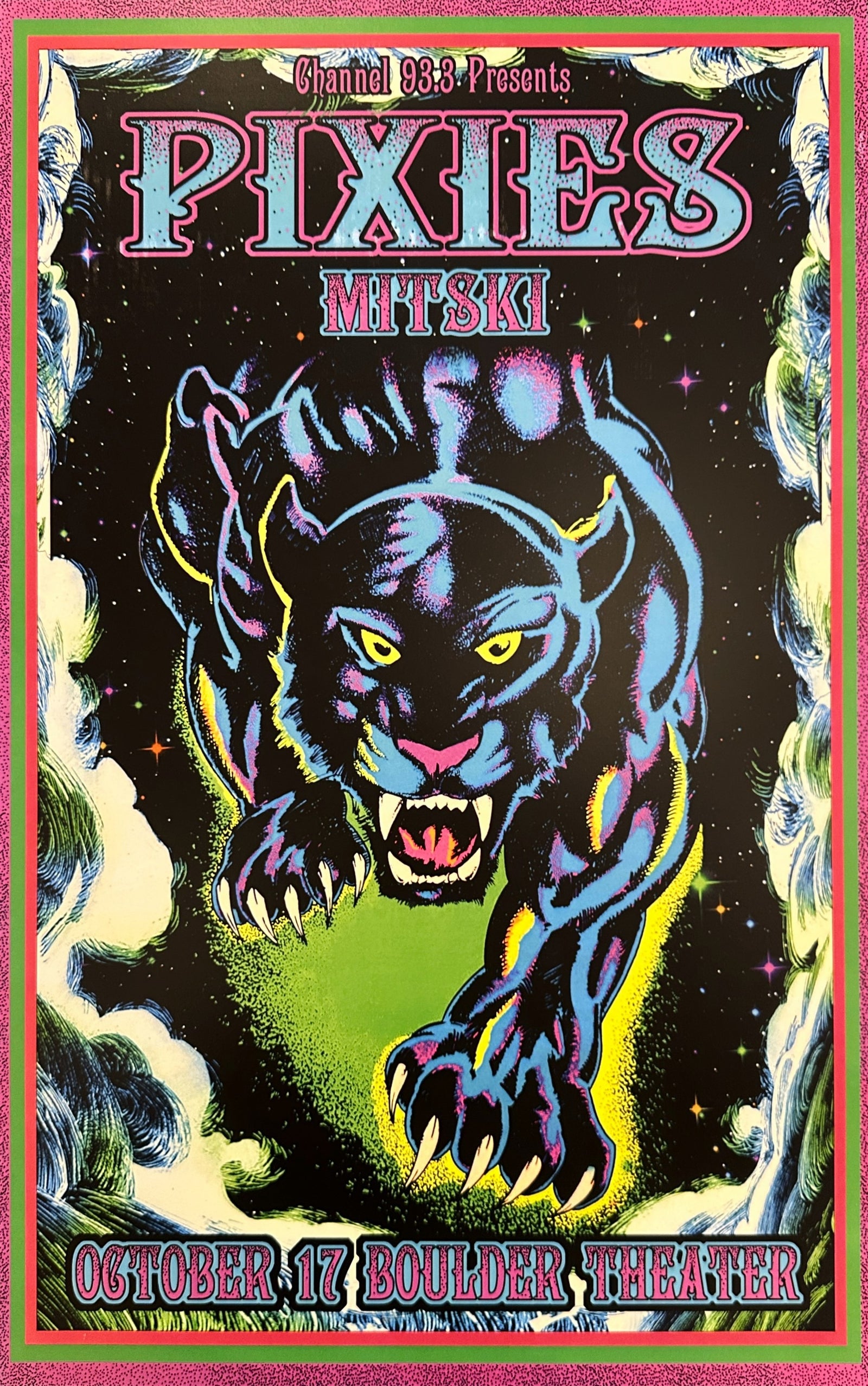 Pixies at the Boulder Theatre - Original Vintage Poster