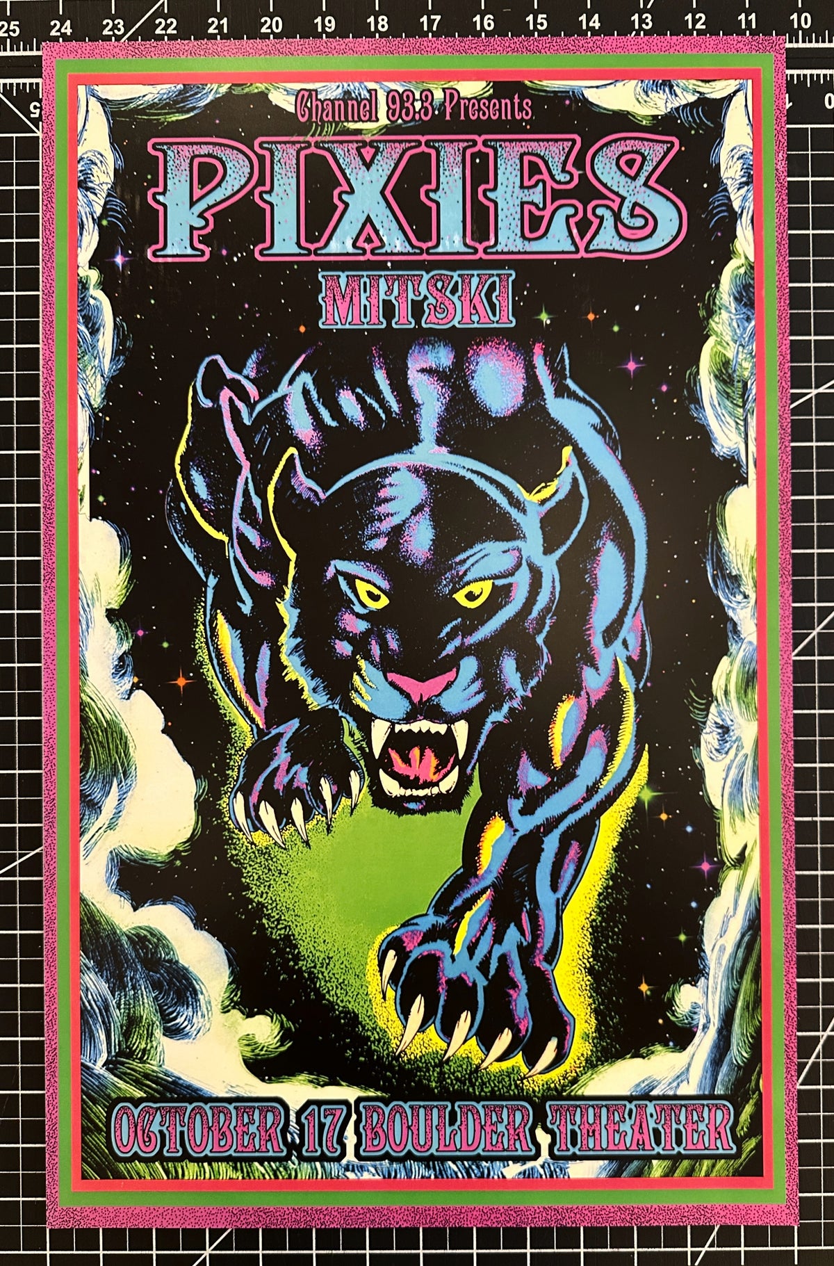 Pixies at the Boulder Theatre - Original Vintage Poster