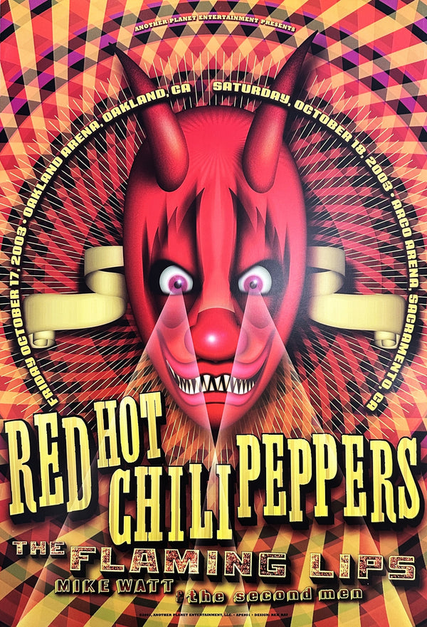 Red Hot Chili Peppers by Rex Ray - Original Vintage Poster