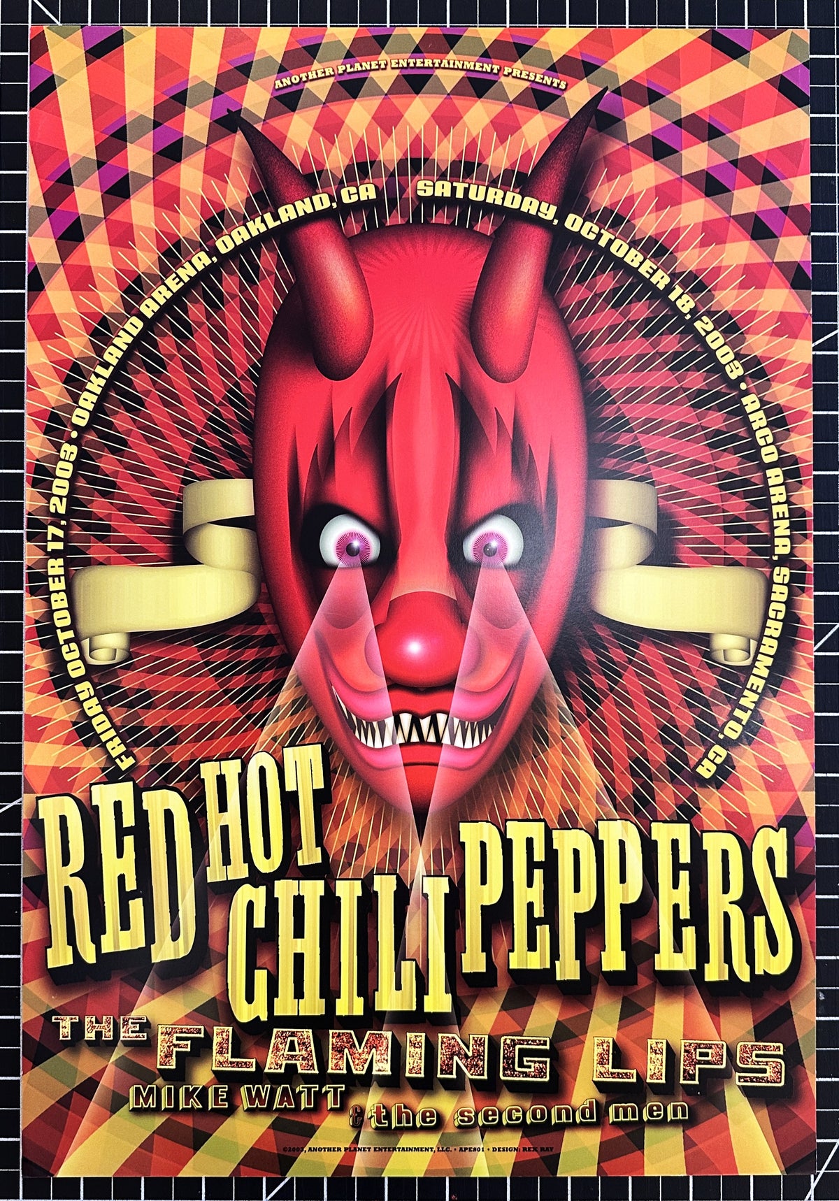 Red Hot Chili Peppers by Rex Ray - Original Vintage Poster