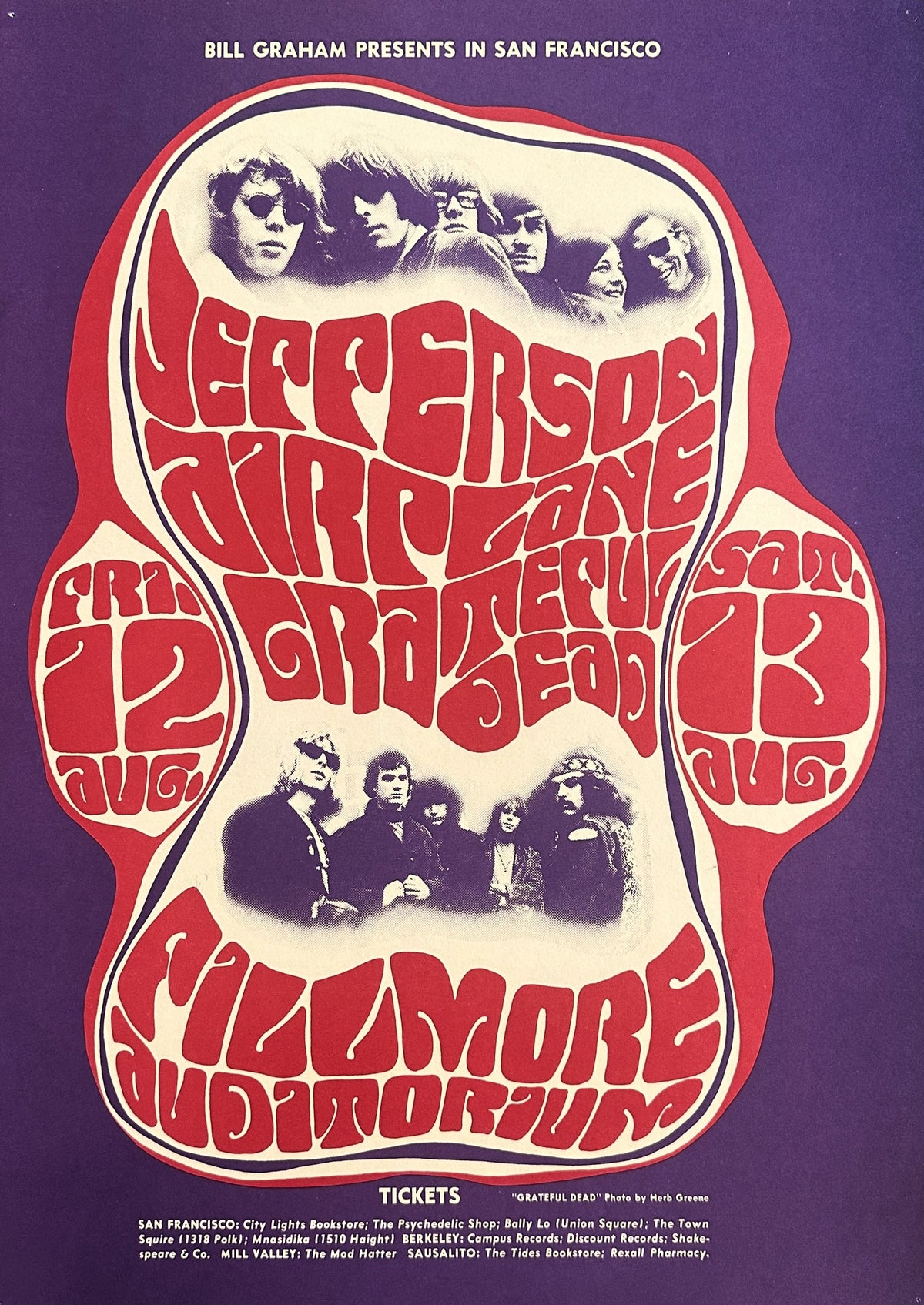 Grateful Dead & Jefferson Airplane (BG-23-2) - Original Vintage Poster