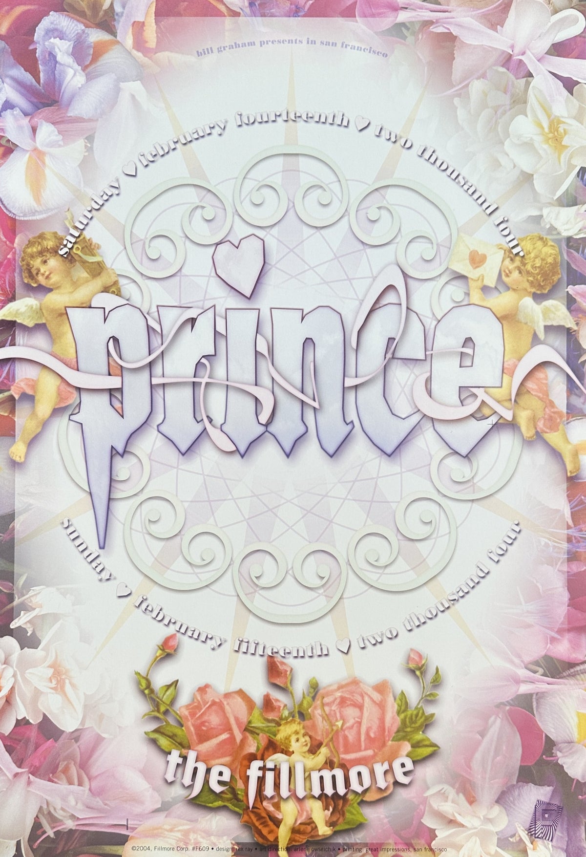 Prince at the Fillmore (F-609-1) - Original Vintage Poster