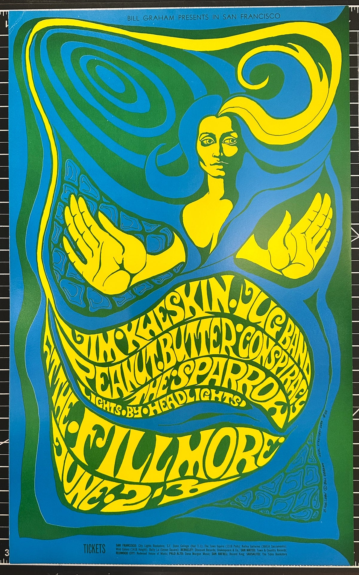 Jim Kweskin by Bonnie Maclean (BG-66-2) - Original Vintage Poster
