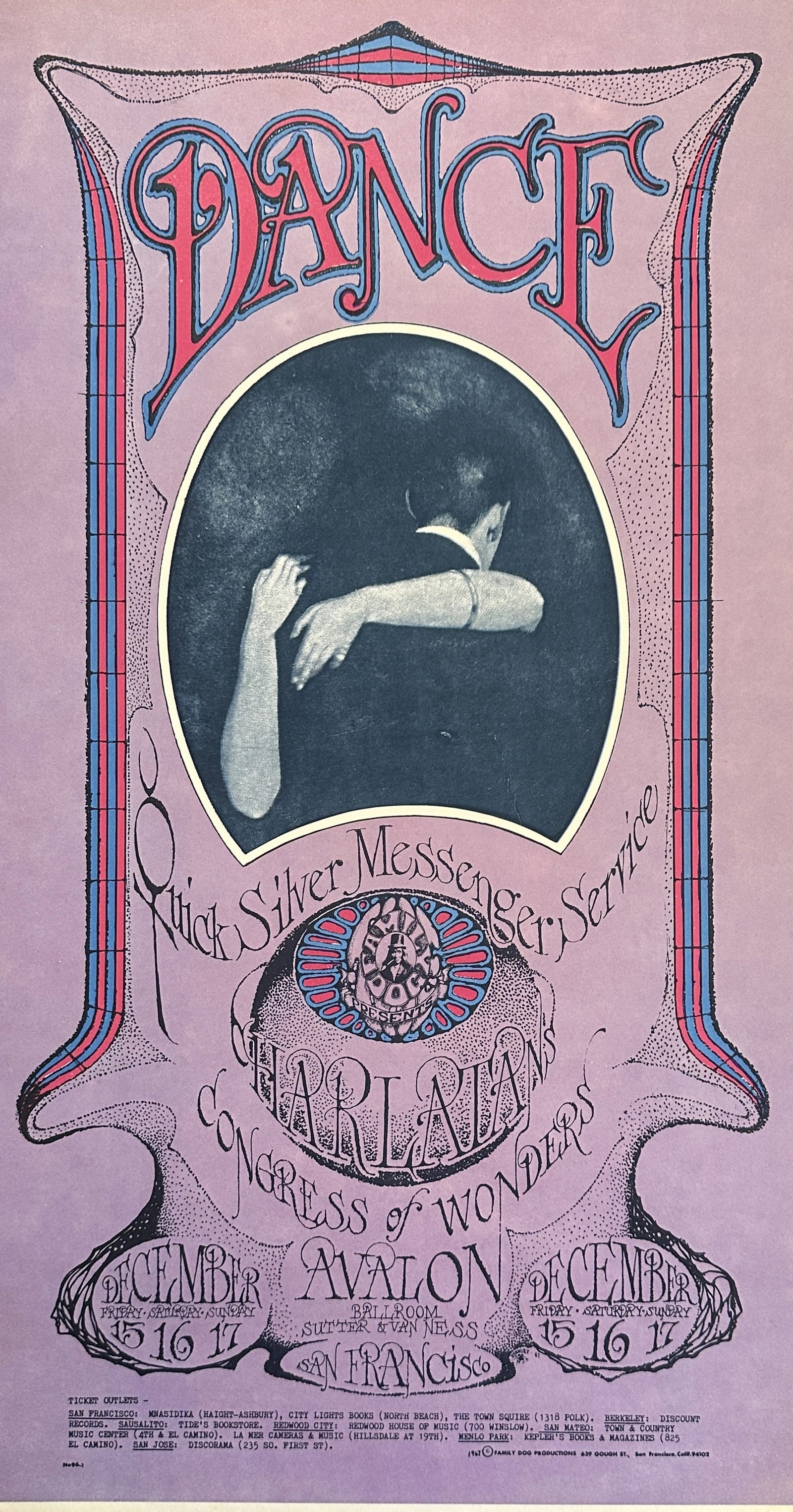 Dance by Alton Kelley & Stanley Mouse (FD-96-1) - Original Vintage Poster