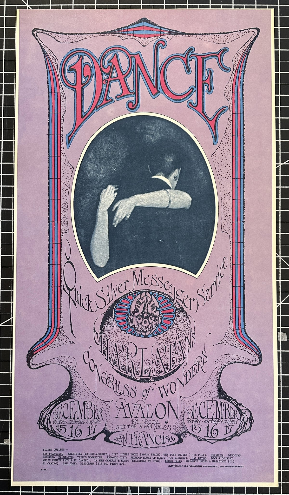 Dance by Alton Kelley & Stanley Mouse (FD-96-1) - Original Vintage Poster
