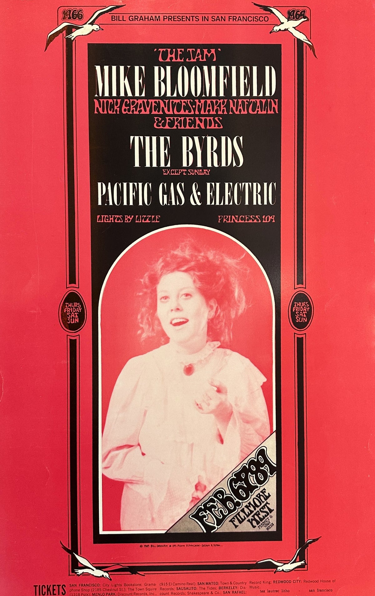 The Byrds by Randy Tuten (BG-159-1) - Original Vintage Poster