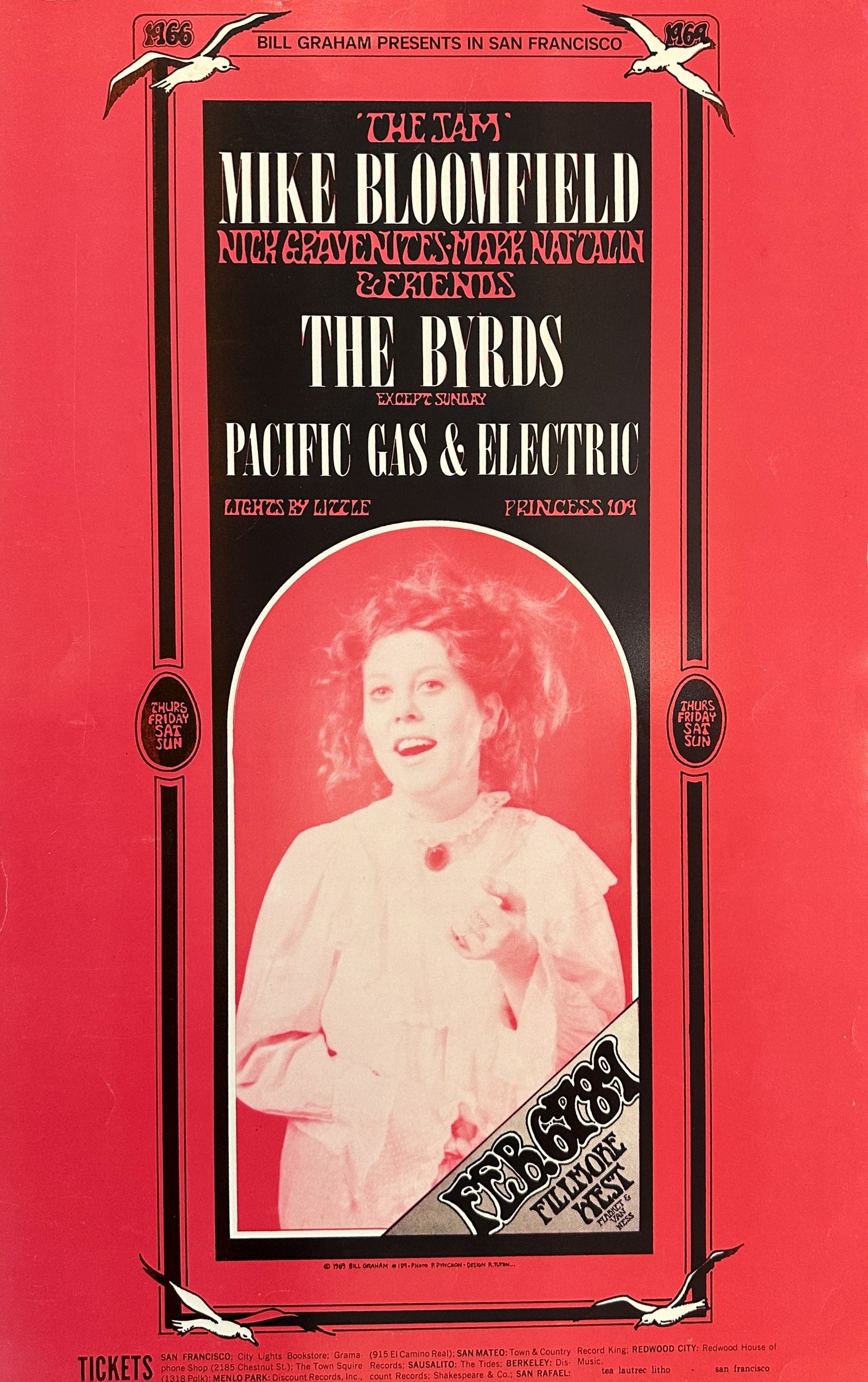 The Byrds by Randy Tuten (BG-159-1) - Original Vintage Poster