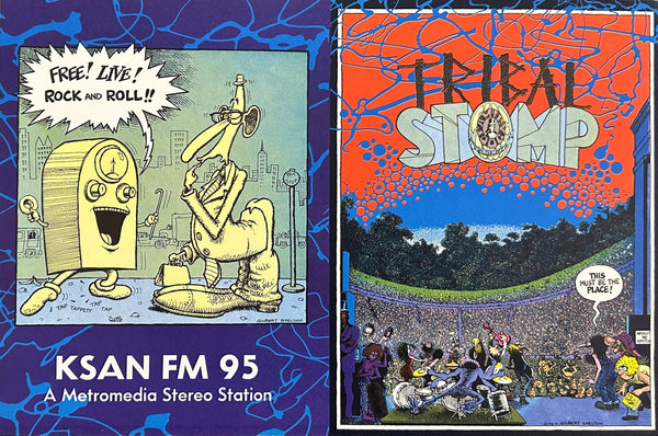 Tribal Stomp Program by Gilbert Shelton - Original Vintage Poster
