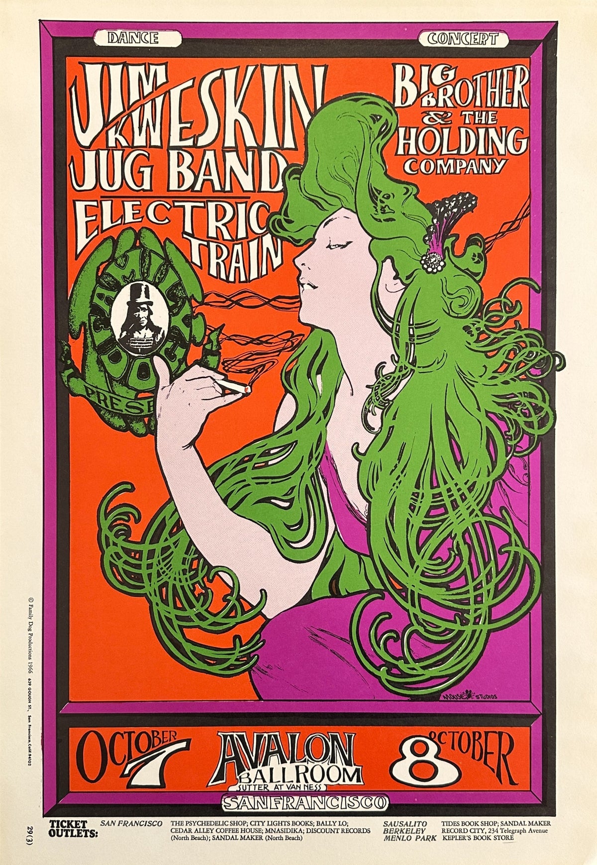Big Brother by Stanley Mouse & Alton Kelley (FD-29-3) - Original Vintage Poster