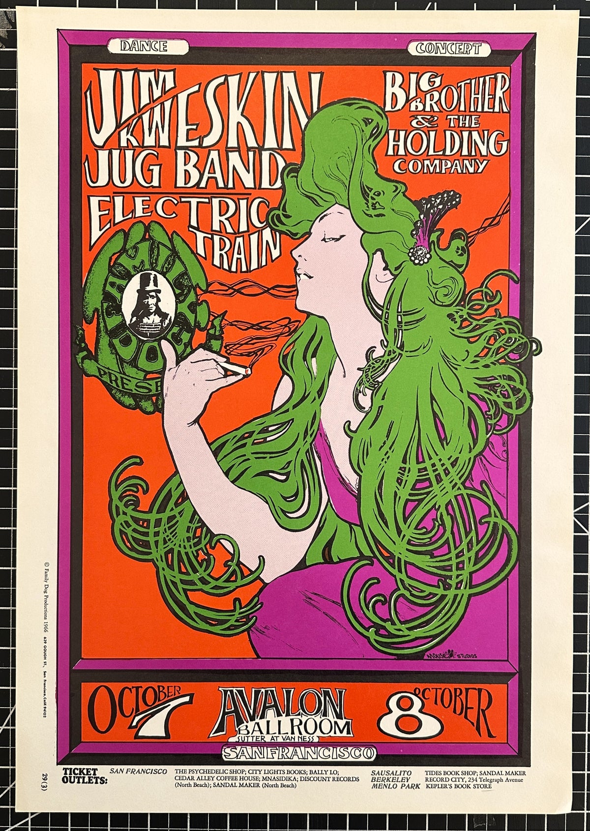 Big Brother by Stanley Mouse & Alton Kelley (FD-29-3) - Original Vintage Poster