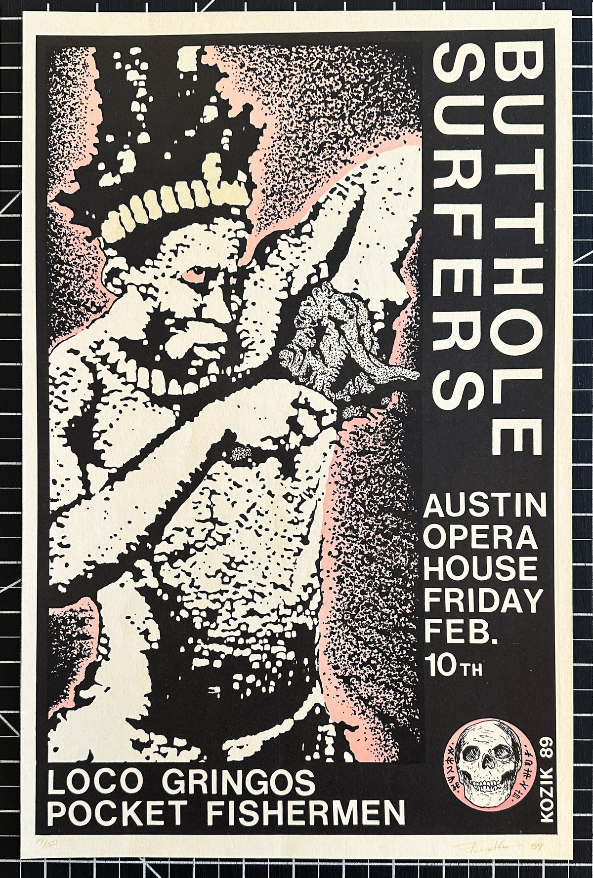 Butthole Surfers by Kozik, Signed (#9/50) - Original Vintage Poster