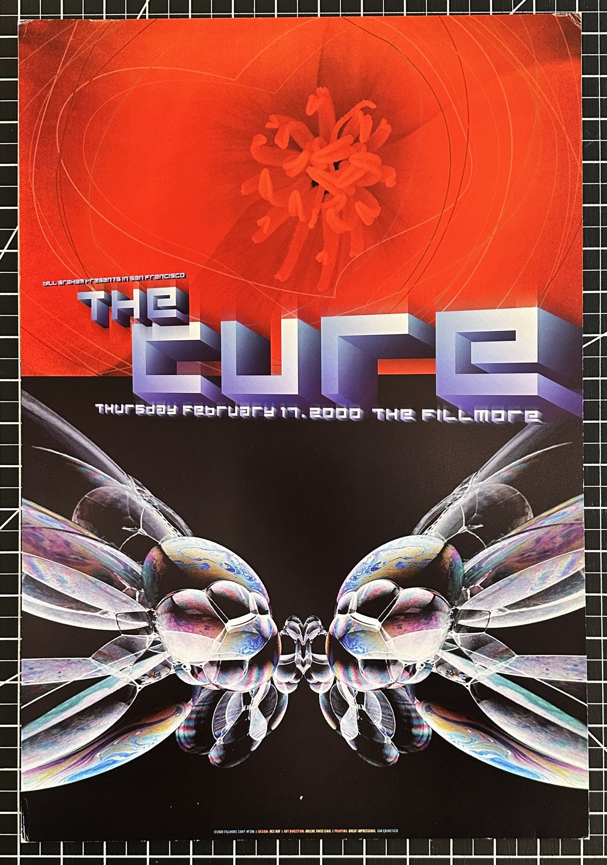 The Cure, Fillmore (F-396-1) - Original Vintage Poster