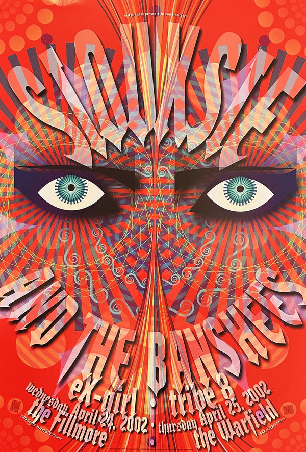 Siouxsie & the Banshees, Fillmore - Original Vintage Poster