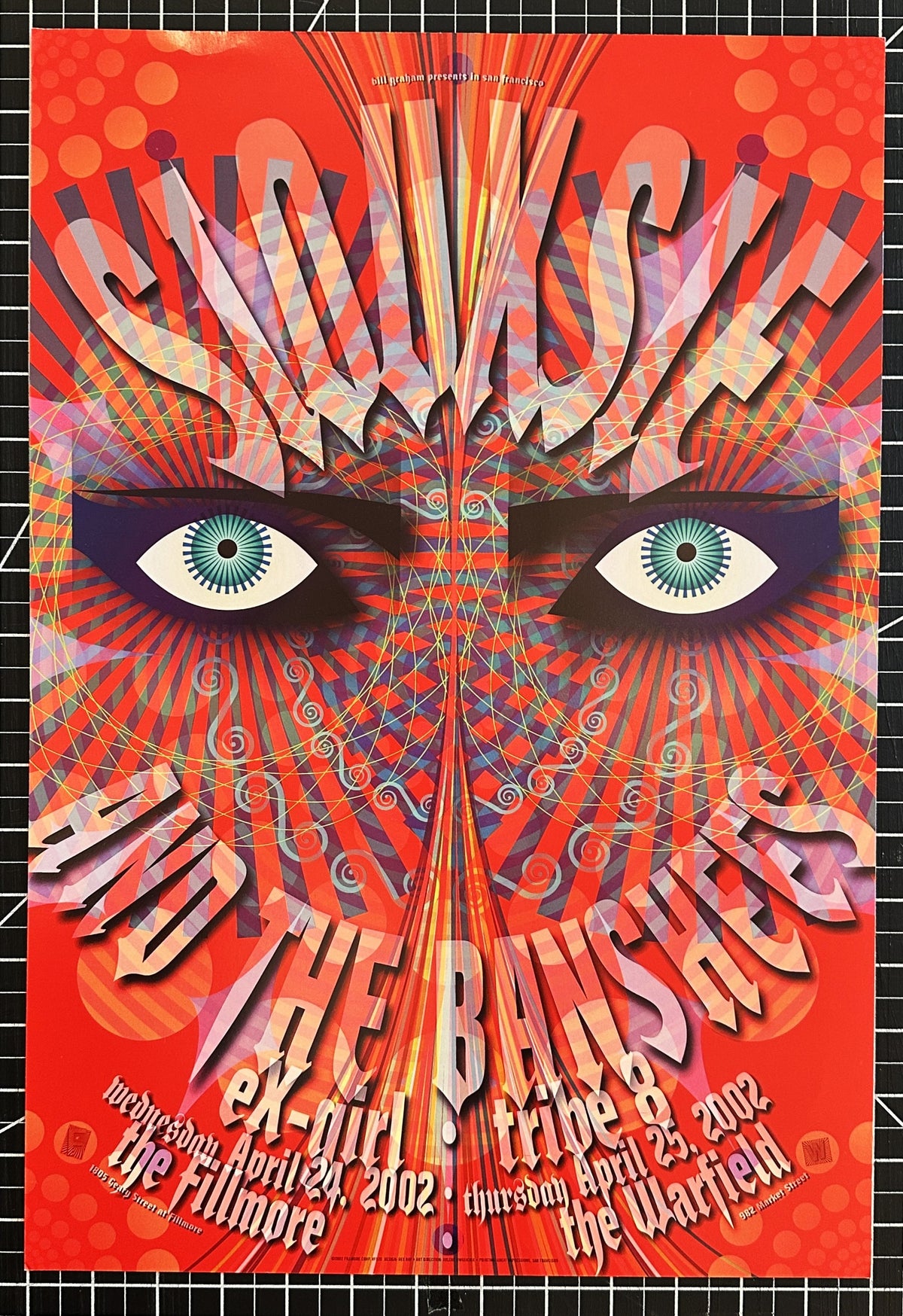 Siouxsie & the Banshees, Fillmore - Original Vintage Poster