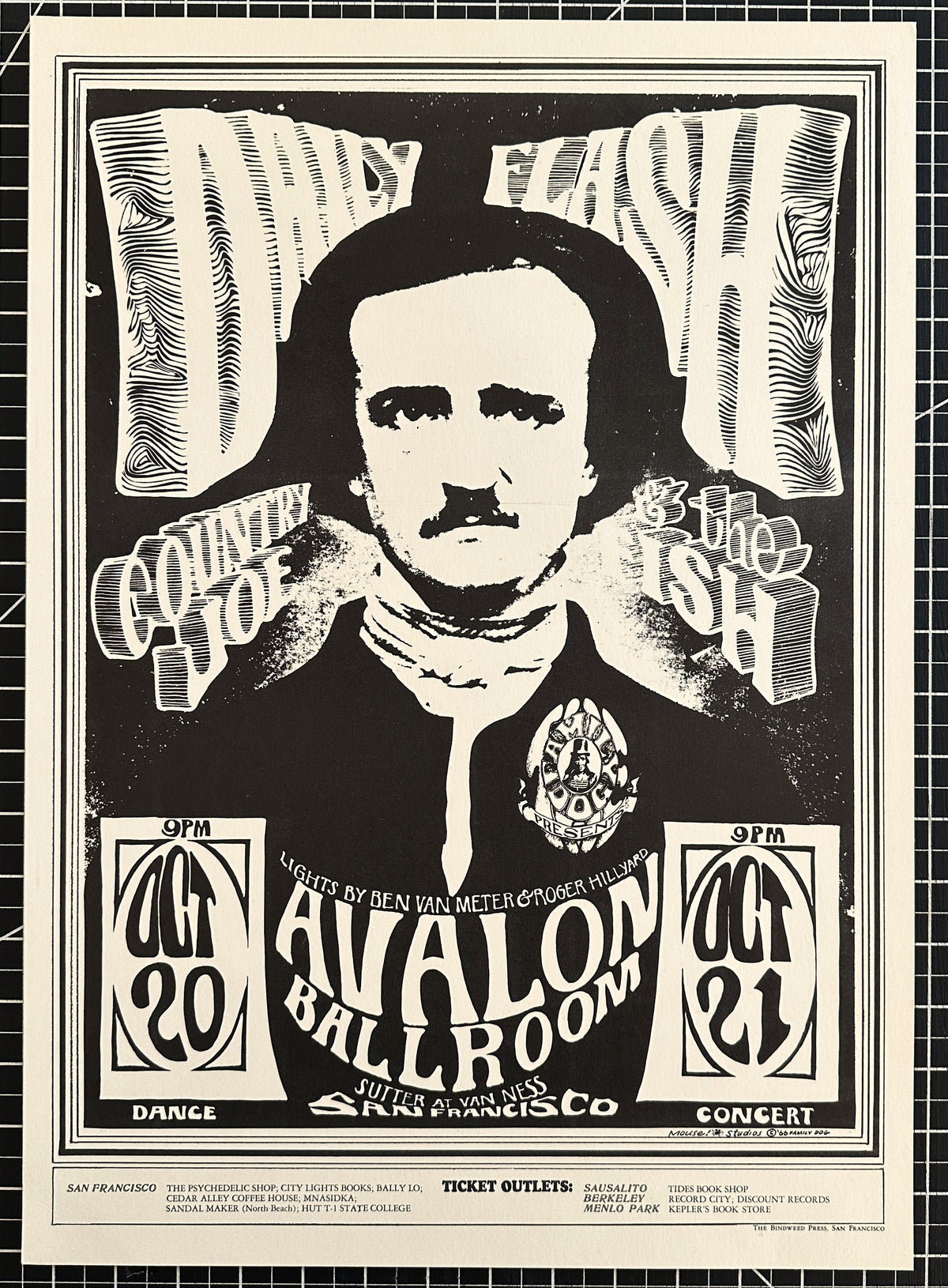 Daily Flash by Stanley Mouse & Alton Kelley (FD-31-1) - Original Vintage Poster