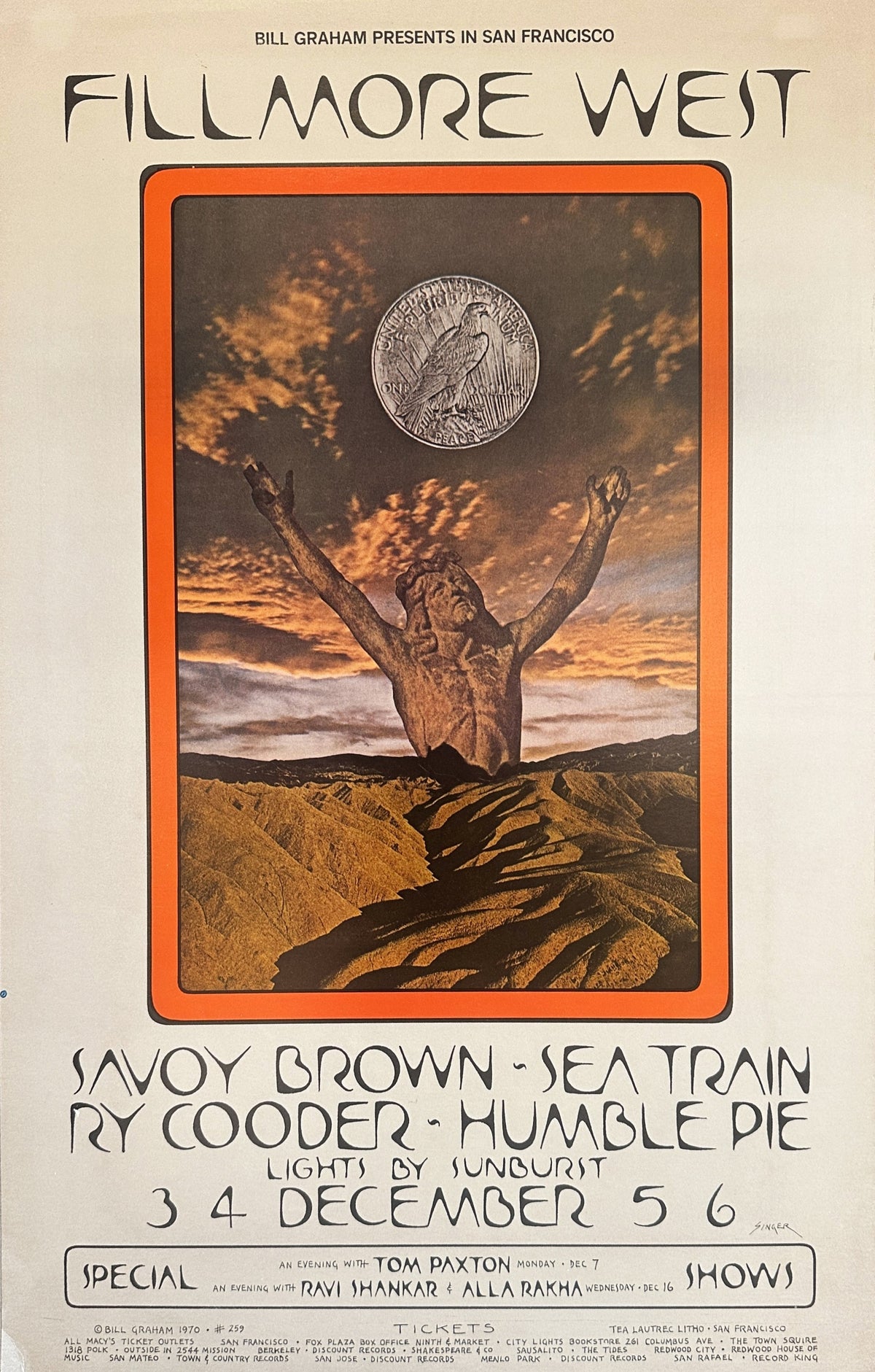 Savoy Brown, Sea Train (BG-259-1) - Original Vintage Poster