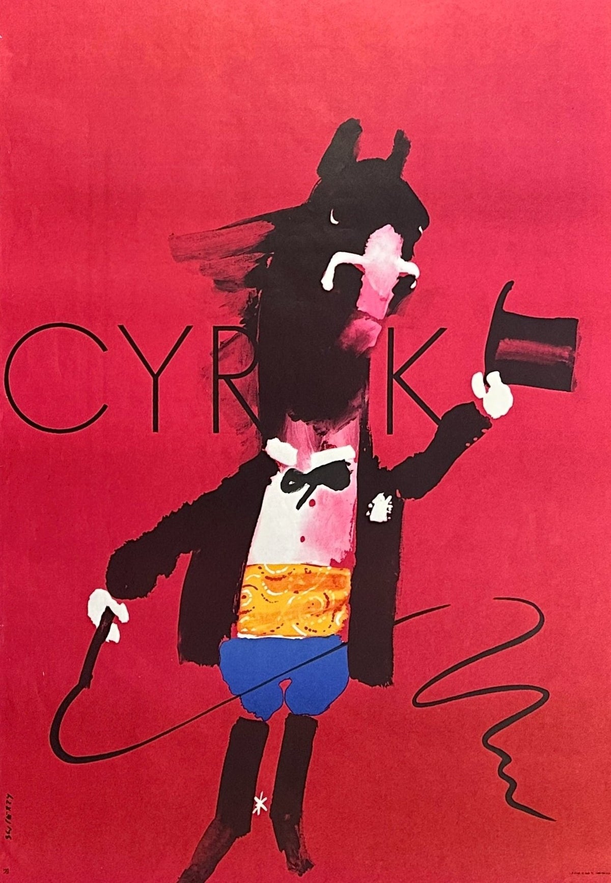 Cyrk Pony by Swierzy - Authentic Vintage Poster