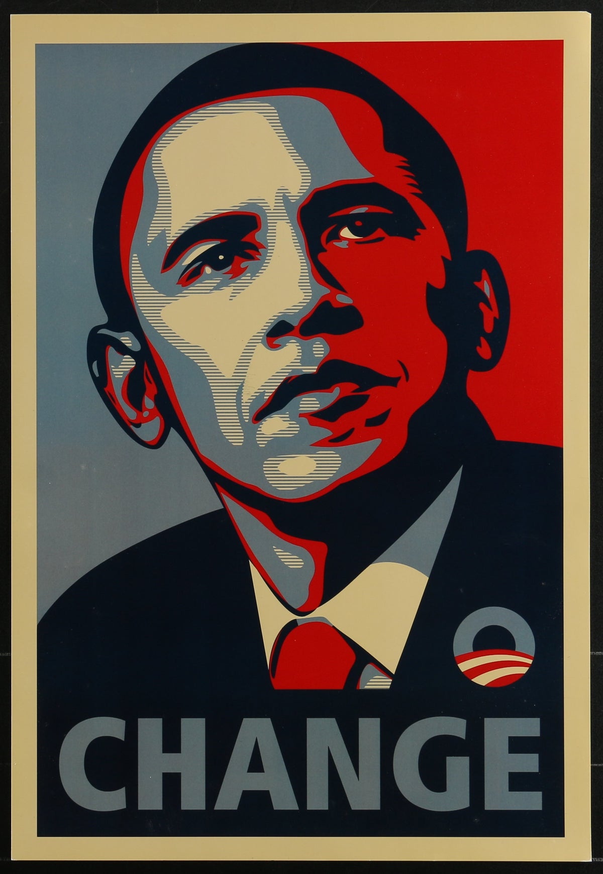 Change, Barack Obama by Shepard Fairey - Original Vintage Poster