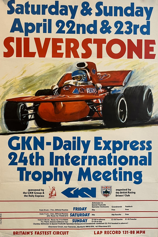 British Racing Drivers’ Club - Authentic Vintage Poster