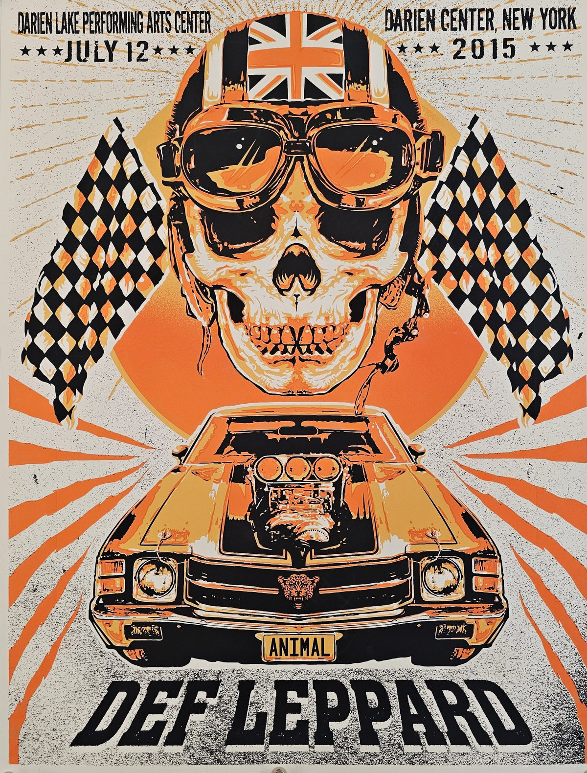 Def Leppard, New York - Original Vintage Poster