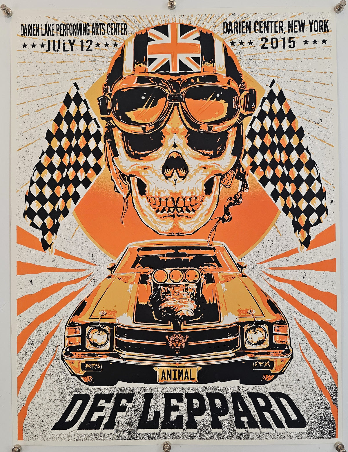 Def Leppard, New York - Original Vintage Poster