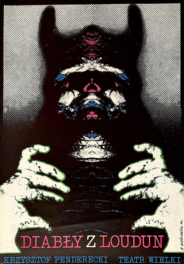 The Devils of Loudun, Polish Theatre - Authentic Vintage Poster