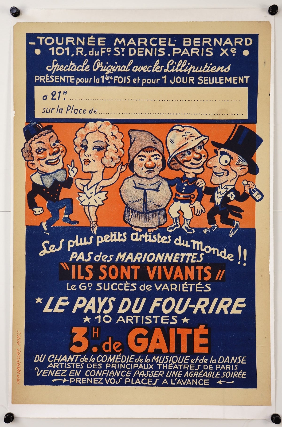 Ils Sont Vivants - Authentic Vintage Poster
