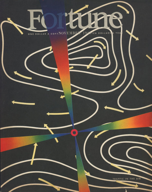 Airspace Logistics- Fortune Magazine - Authentic Vintage Cover Art