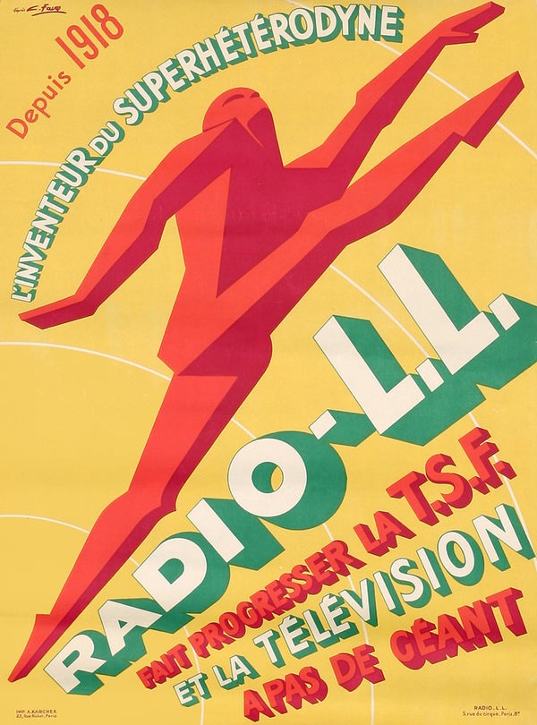 Radio-L.L. - Authentic Vintage Poster