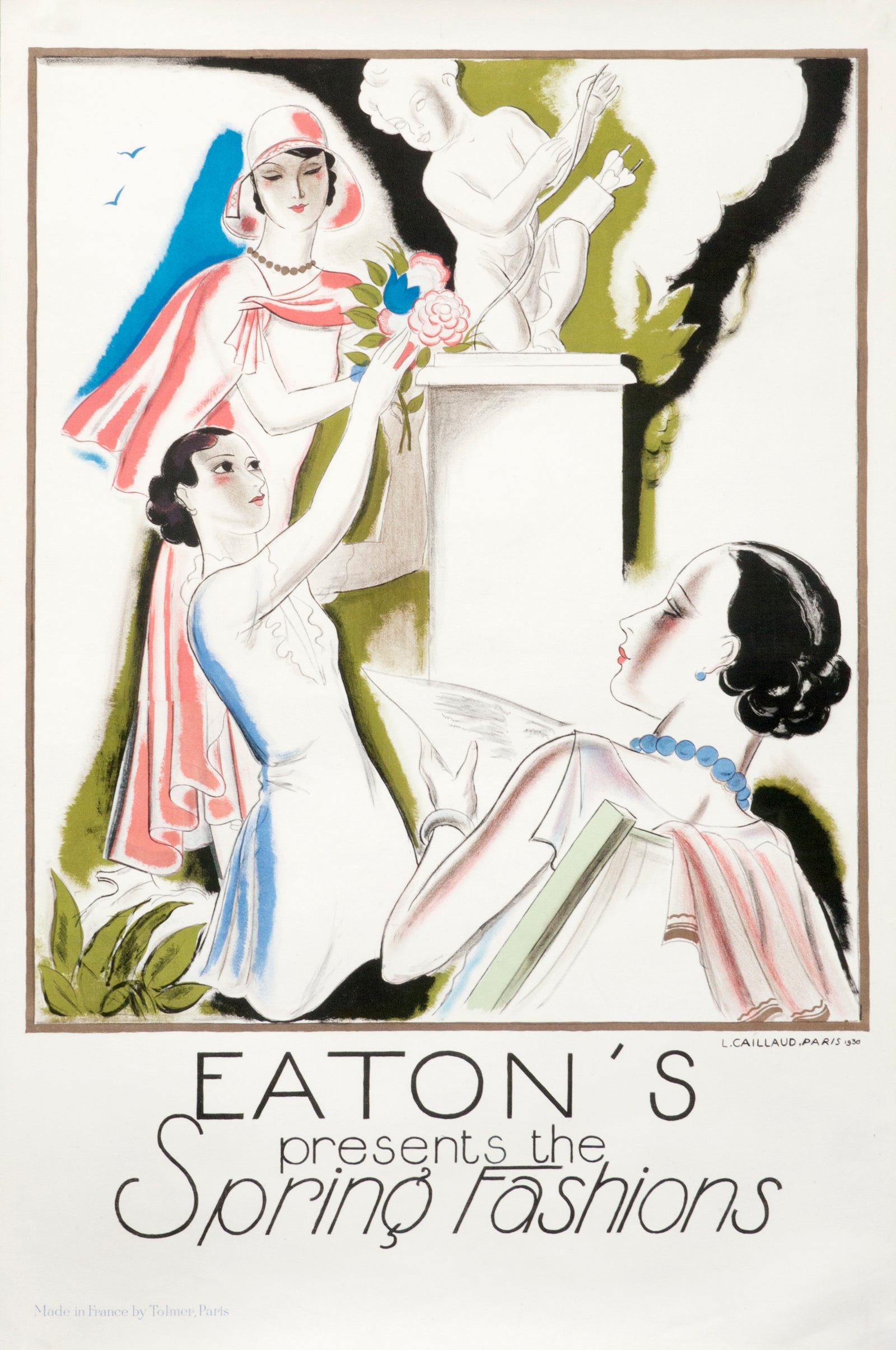Eaton's Spring Fashions - Authentic Vintage Poster