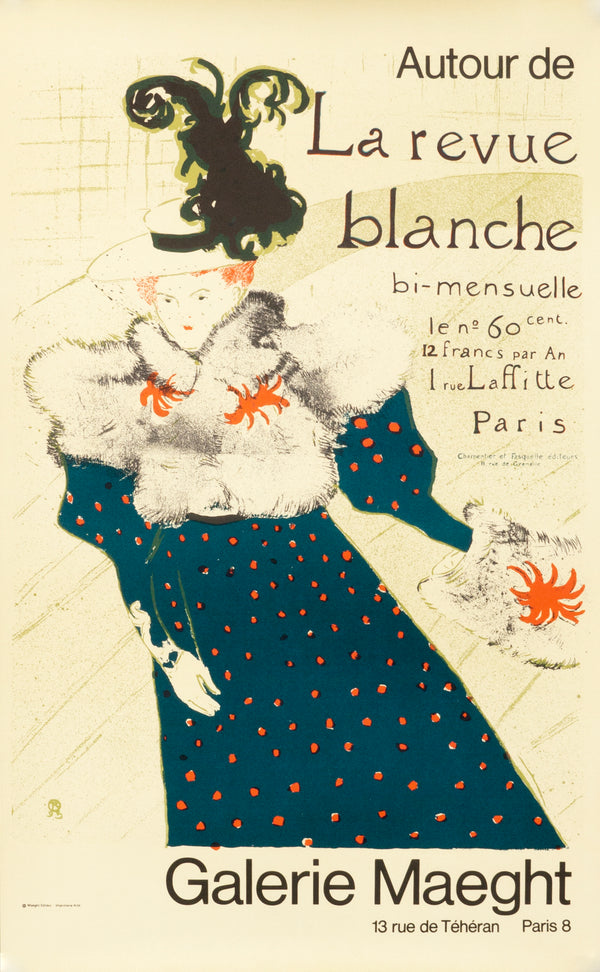 Autour de la Revue Blanche- Galerie Maeght - Authentic Vintage Poster