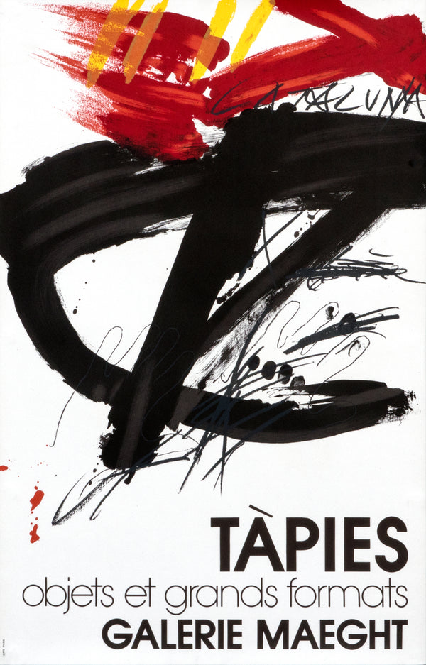 Antoni Tapies- Galerie Maeght - Authentic Vintage Poster