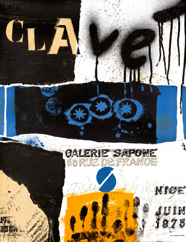 Antonio Clavé- Galerie Sapone, Nice - Authentic Vintage Poster