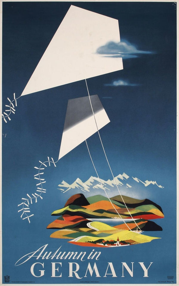 Autumn in Germany - Authentic Vintage Poster