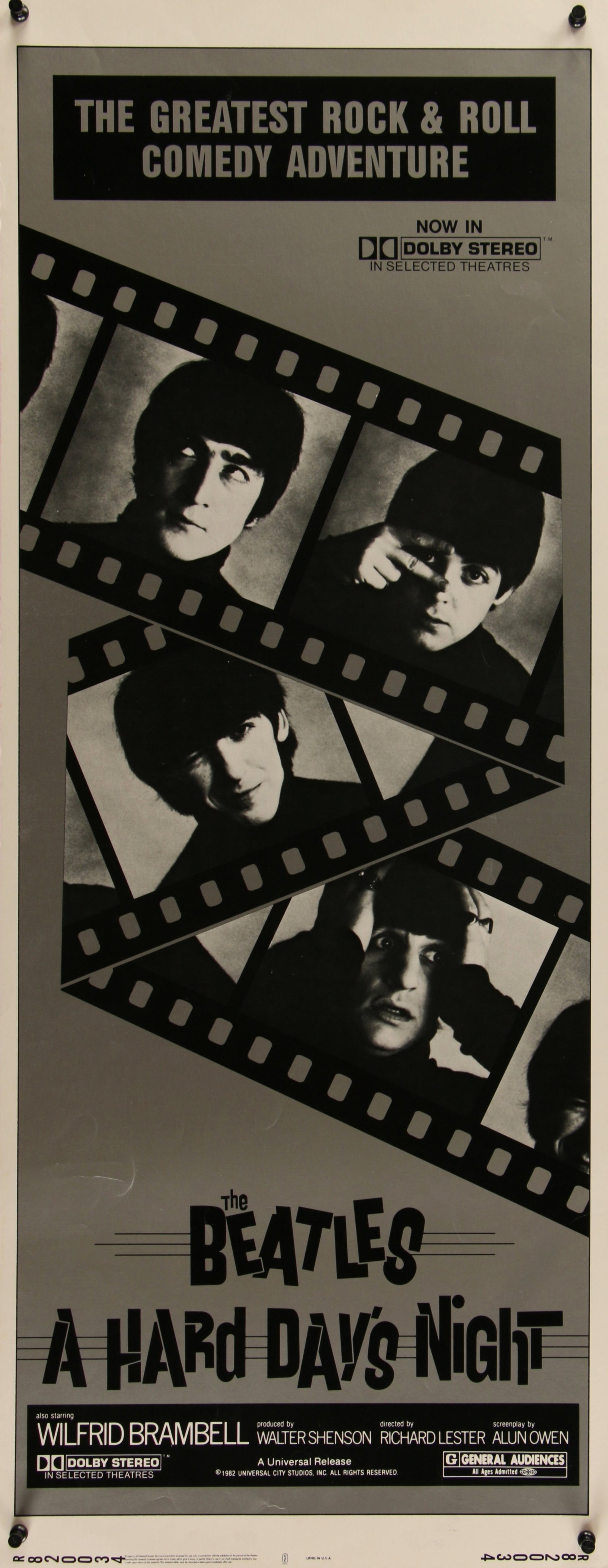 Hard Day's Night - Authentic Vintage Poster
