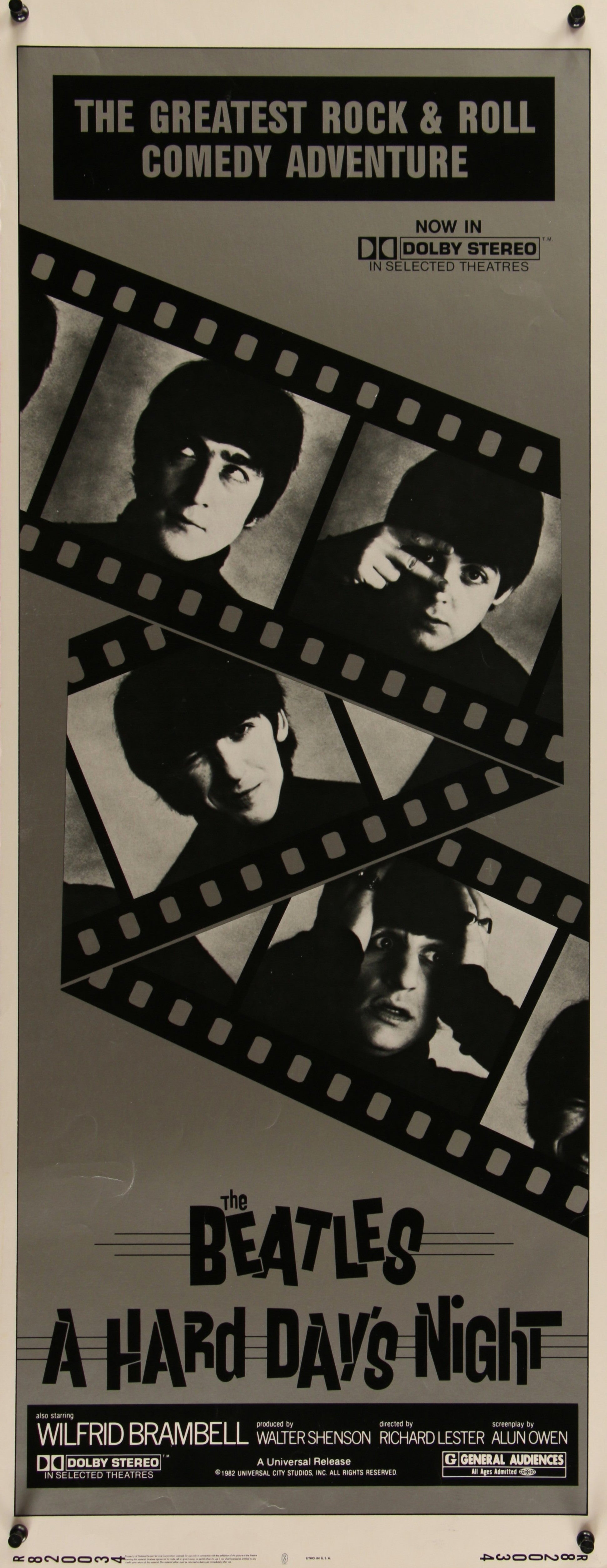 Hard Day's Night - Authentic Vintage Poster