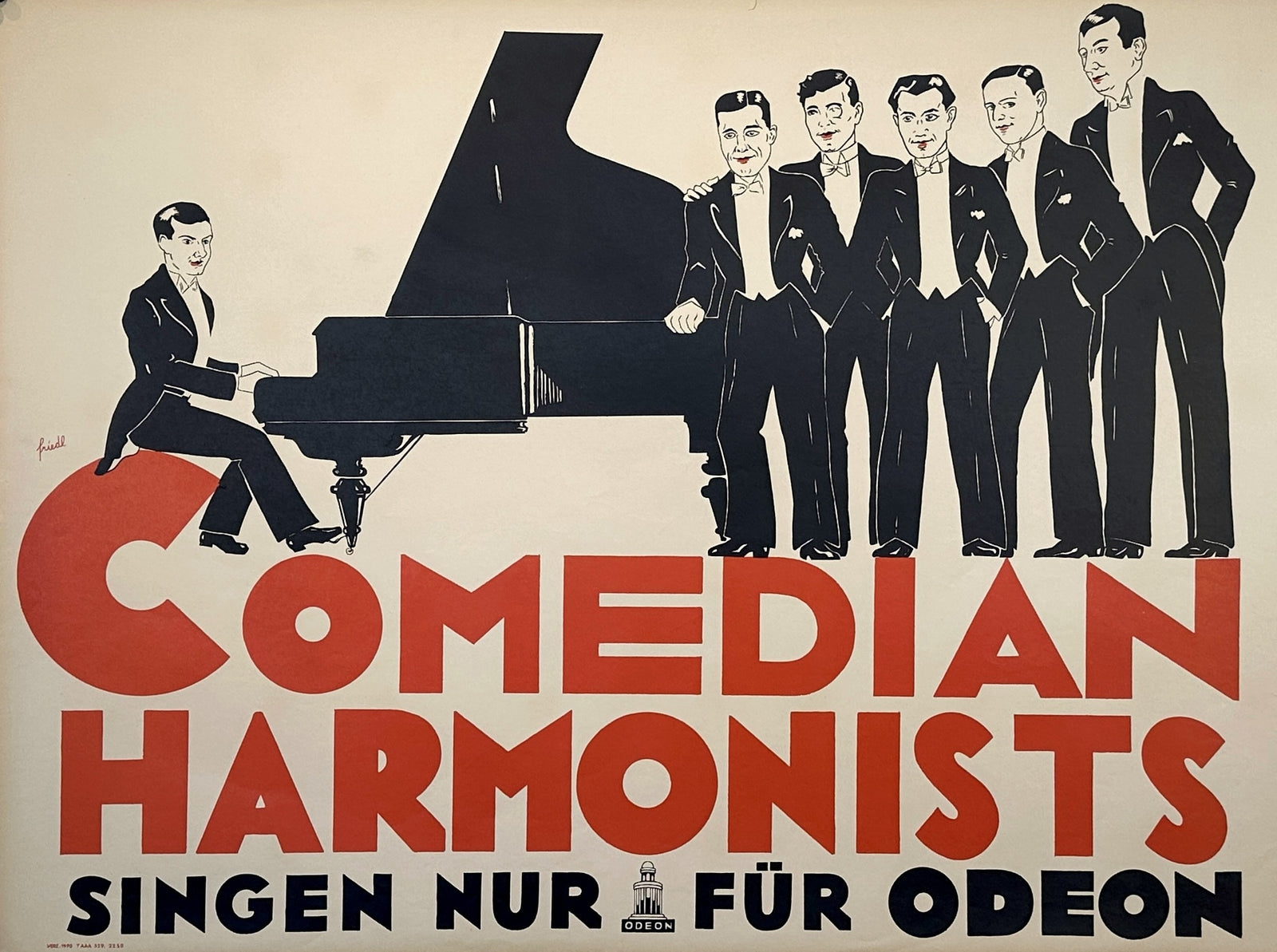 Comedian Harmonists - Authentic Vintage Poster