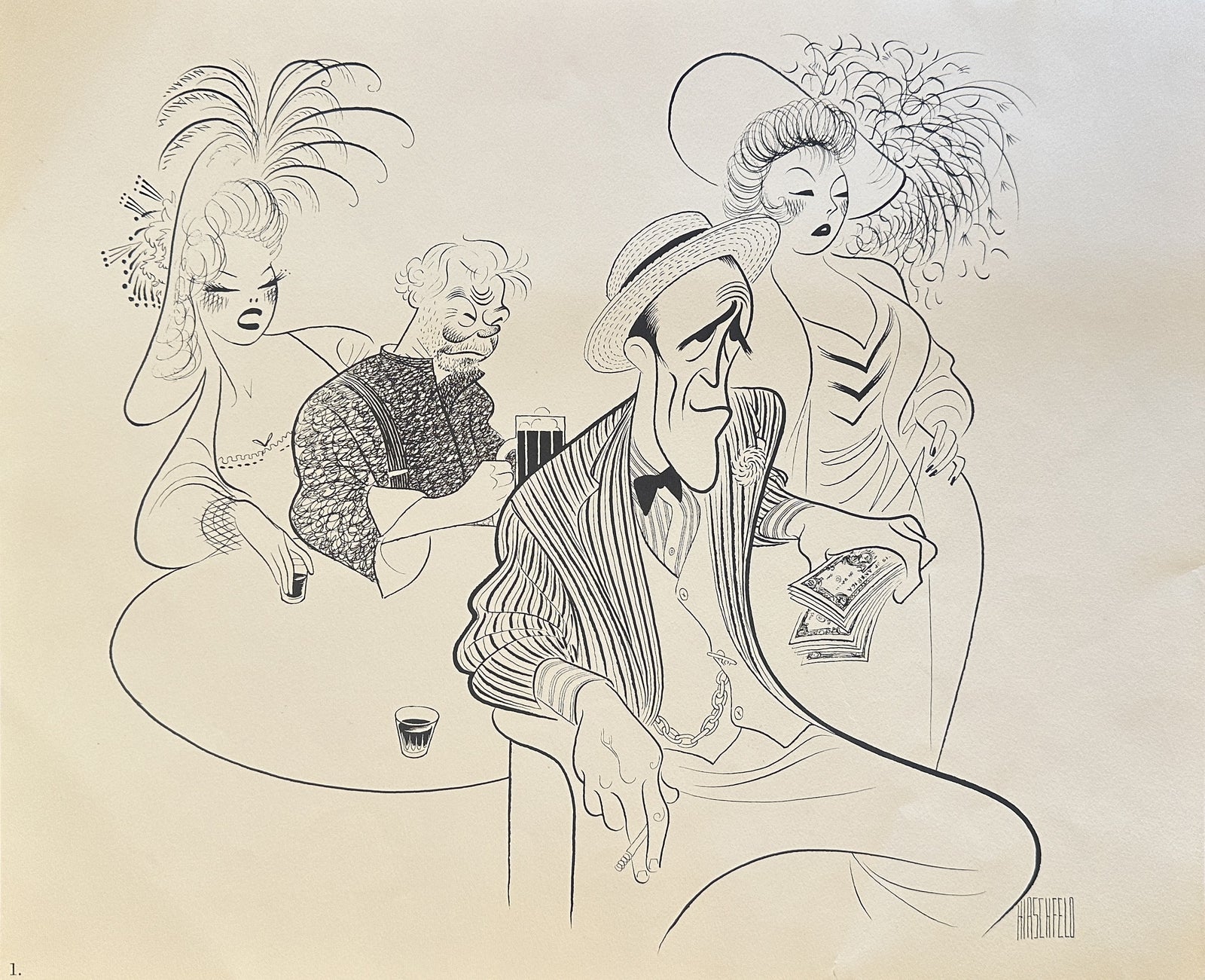 Hirschfield Portfolio - 3 - Authentic Vintage Poster