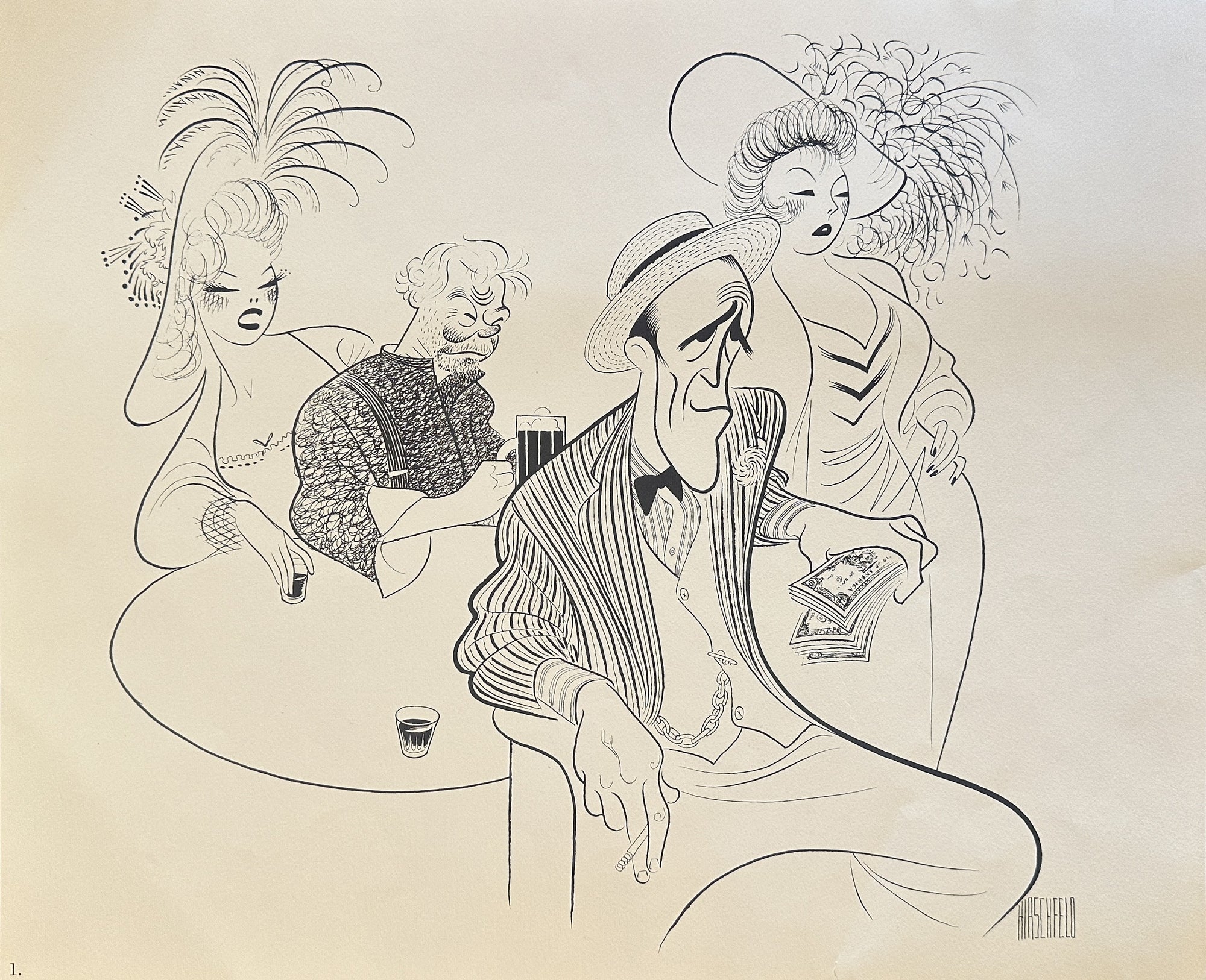 Hirschfield Portfolio - 3 - Authentic Vintage Poster