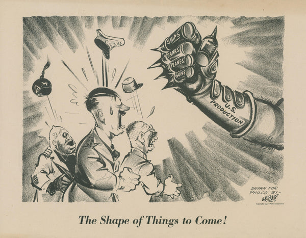 The Shape of Things to Come! (WW2) - Authentic Vintage Illustration