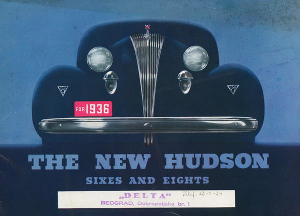 The New Hudson, German Car Brochure - Authentic Vintage Magazine/Book