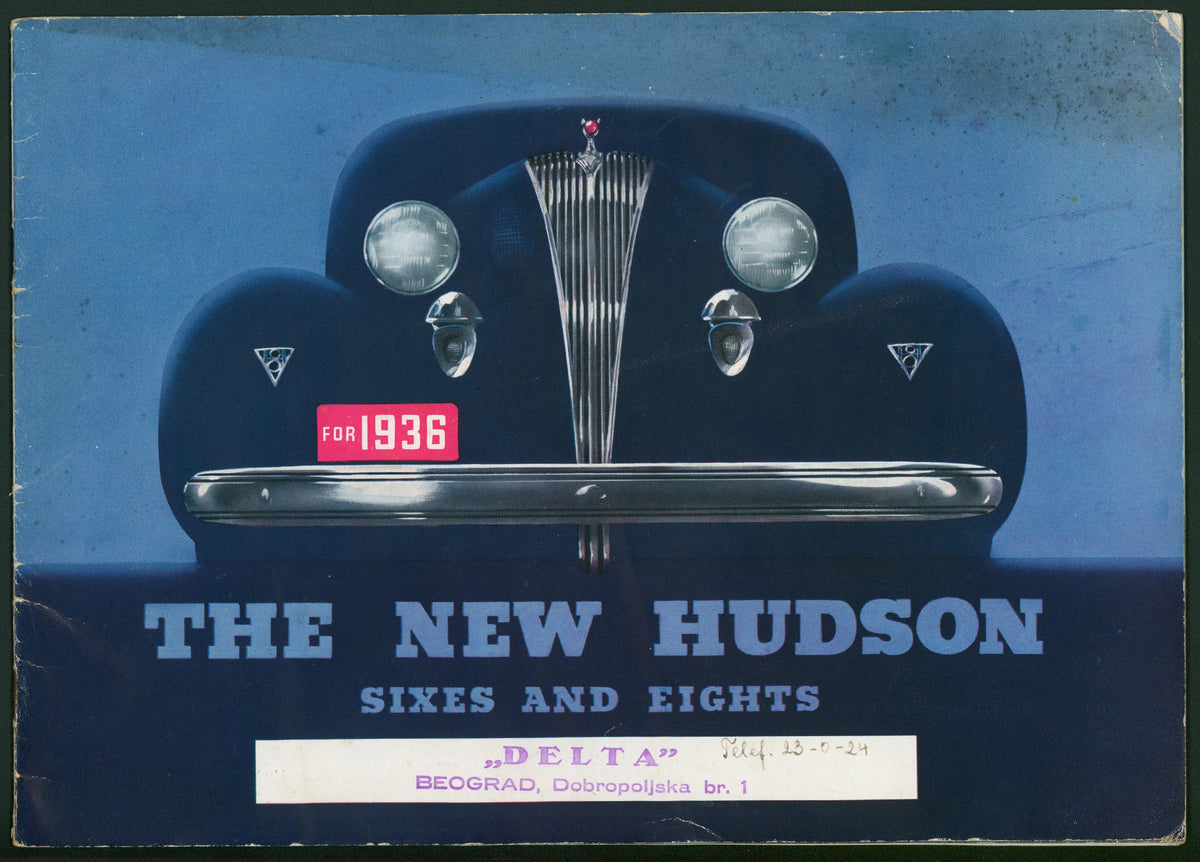 The New Hudson, German Car Brochure - Authentic Vintage Magazine/Book