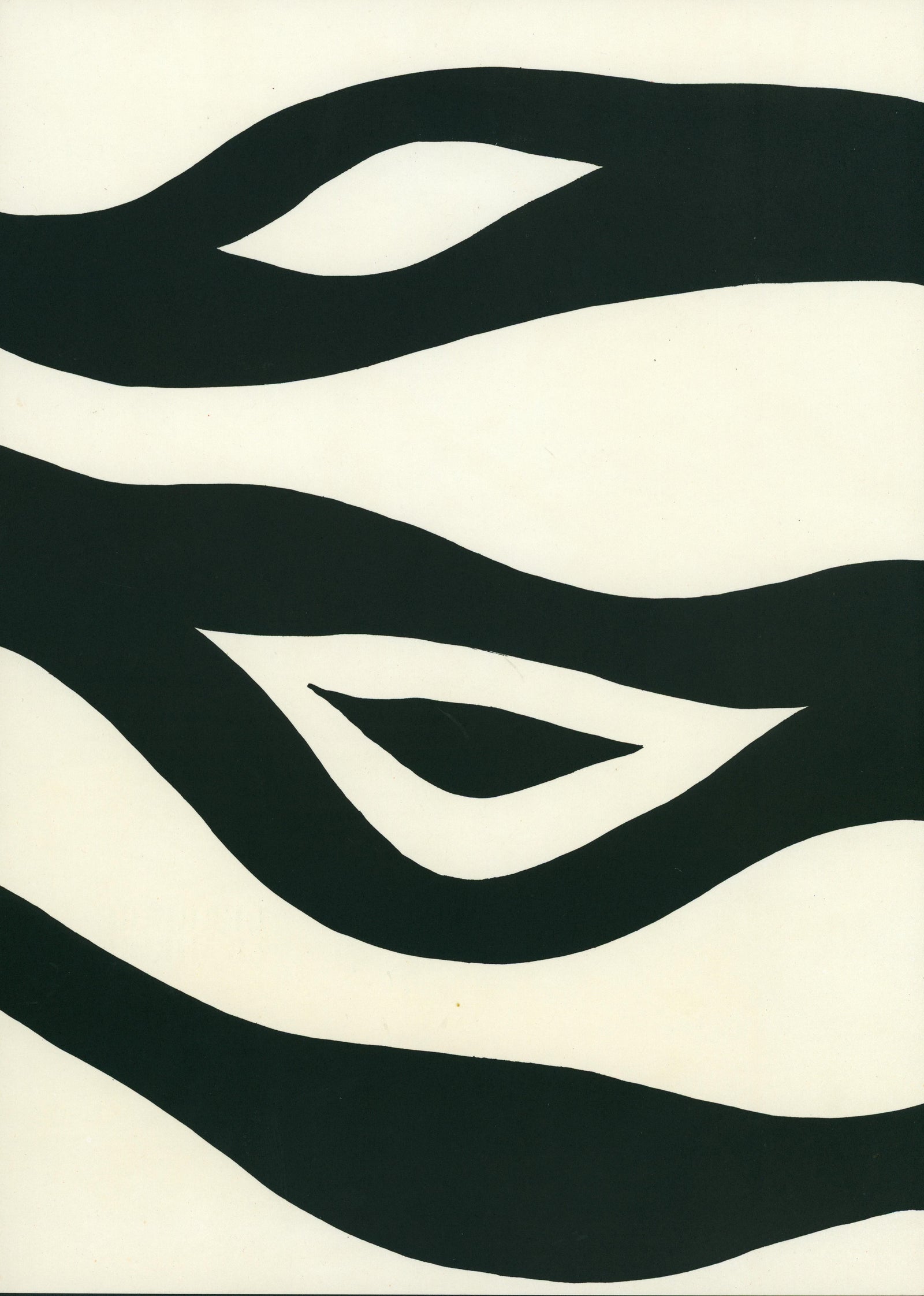 Derriere Le Mirroir by Alexander Calder - Authentic Vintage Illustration