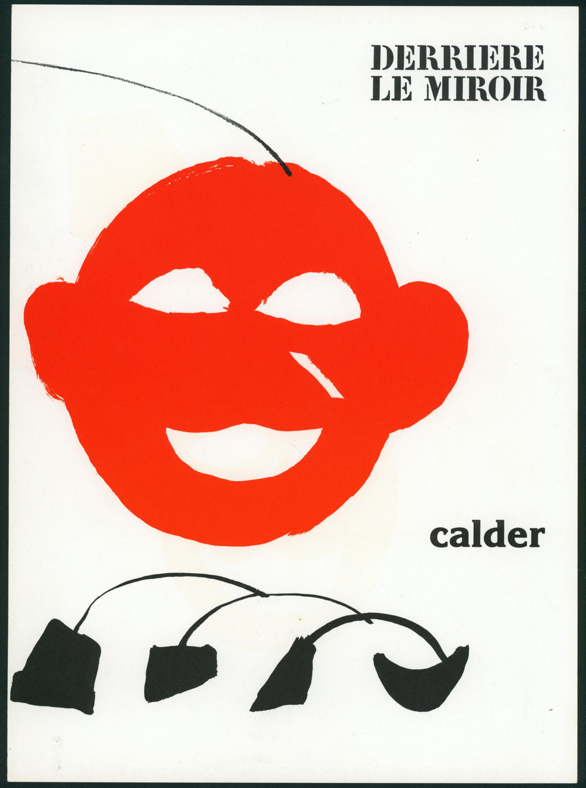 Derriere Le Mirroir by Alexander Calder - Authentic Vintage Illustration