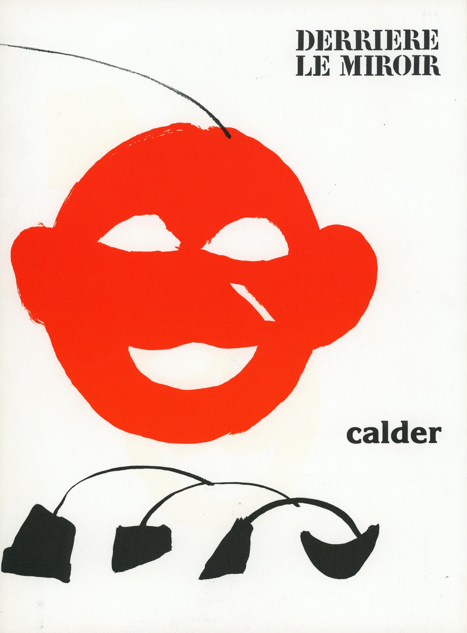 Derriere Le Mirroir by Alexander Calder - Authentic Vintage Illustration